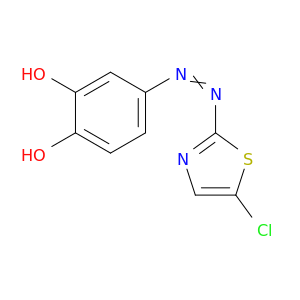 1,2-Benzenediol, 4-[(5-chloro-2-thiazolyl)azo]-