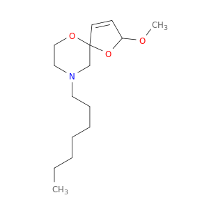 1,6-Dioxa-9-azaspiro[4.5]dec-3-ene, 9-heptyl-2-methoxy-