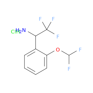 苯单六胺,2-(二氟甲氧基)-α-(三氟甲基)-,盐酸盐(1：1)