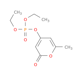 Phosphoric acid,diethyl ester, ester with 4-hydroxy-6-methyl-2H-pyran-2-one (8CI)