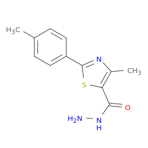 4-甲基-2-(4-甲基苯基)-5-噻唑羧酸酰肼