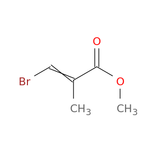 2-Propenoic acid, 3-bromo-2-methyl-, methyl ester