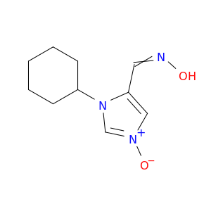 1H-Imidazole-5-carboxaldehyde, 1-cyclohexyl-, oxime, 3-oxide