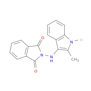 1H-Isoindole-1,3(2H)-dione, 2-[(2-methyl-1H-indol-3-yl)amino]-