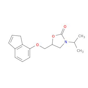 2-Oxazolidinone, 5-[(1H-inden-7-yloxy)methyl]-3-(1-methylethyl)-