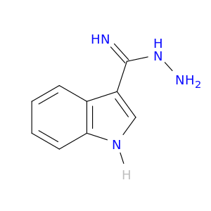 1H-Indole-3-carboximidic acid, hydrazide