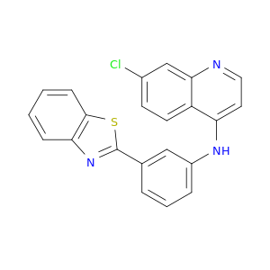 4-Quinolinamine, N-[3-(2-benzothiazolyl)phenyl]-7-chloro-