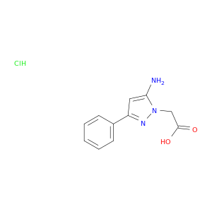 2-(5-Amino-3-phenyl-1H-pyrazol-1-yl)acetic Acid Hydrochloride