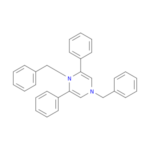 Pyrazine, 1,4-dihydro-2,6-diphenyl-1,4-bis(phenylmethyl)-