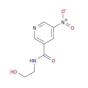 3-Pyridinecarboxamide, N-(2-hydroxyethyl)-5-nitro-