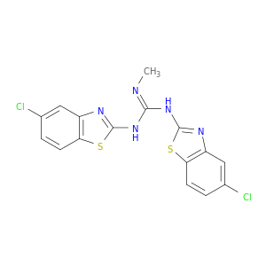 Guanidine, N,N'-bis(5-chloro-2-benzothiazolyl)-N''-methyl-