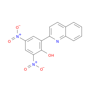 Phenol, 2,4-dinitro-6-(2-quinolinyl)-