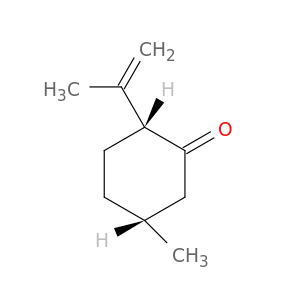 Cyclohexanone, 5-methyl-2-(1-methylethenyl)-, cis-