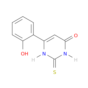 4(1H)-Pyrimidinone, 2,3-dihydro-6-(2-hydroxyphenyl)-2-thioxo-