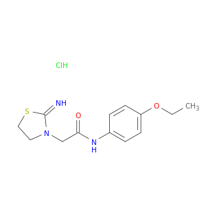 3-Thiazolidineacetamide, N-(4-ethoxyphenyl)-2-imino-, hydrochloride