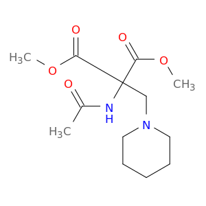 dimethyl(acetylamino)(piperidin-1-ylmethyl)propanedioate