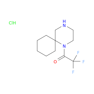 1-{1,4-diazaspiro[5.5]undecan-1-yl}-2,2,2-trifluoroethan-1-one hydrochloride