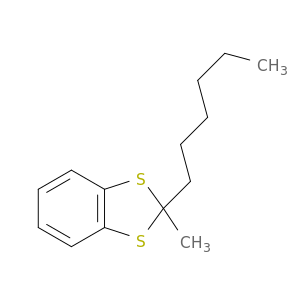 1,3-Benzodithiole, 2-hexyl-2-methyl-