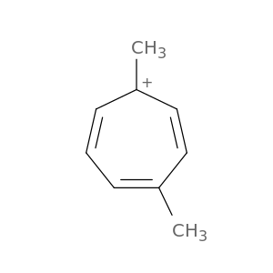 Cycloheptatrienylium, 1,4-dimethyl-