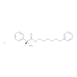 Pyridinium, 1-[6-[(2R)-1-oxo-2-phenylpropoxy]hexyl]-, iodide