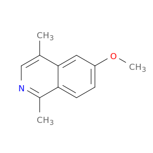 Isoquinoline, 6-methoxy-1,4-dimethyl-