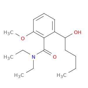 Benzamide, N,N-diethyl-2-(1-hydroxypentyl)-6-methoxy-