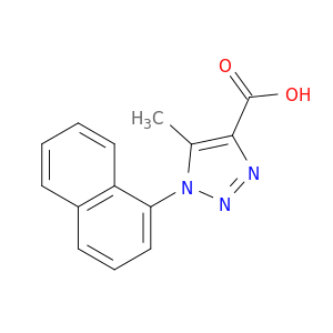 5-METHYL-1-(1-NAPHTHALENYL)-1H-1,2,3-TRIAZOLE-4-CARBOXYLIC ACID