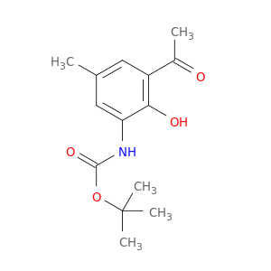 1,1-二甲基乙基N-(3-乙酰基-2-羟基-5-甲基苯基)氨基甲酸酯