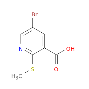 5-Bromo-2-(methylthio)nicotinic acid