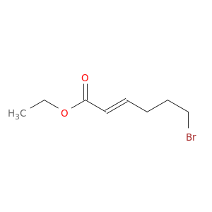 2-Hexenoic acid, 6-bromo-, ethyl ester, (E)-