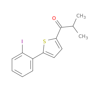 1-[5-(2-Iodophenyl)thiophen-2-yl]-2-methylpropan-1-one