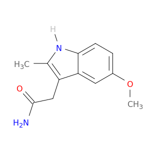 2-(5-甲氧基-2-甲基-1H-吲哚-3-基)乙酰胺