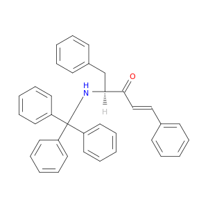 1-Penten-3-one, 1,5-diphenyl-4-[(triphenylmethyl)amino]-, (1E,4S)-