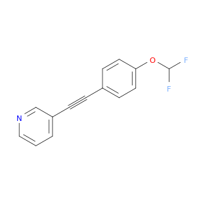 Pyridine, 3-[2-[4-(difluoromethoxy)phenyl]ethynyl]-