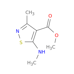 methyl 3-methyl-5-(methylamino)-1,2-thiazole-4-carboxylate