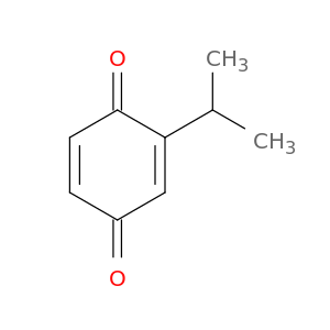 2,5-Cyclohexadiene-1,4-dione, 2-(1-methylethyl)-