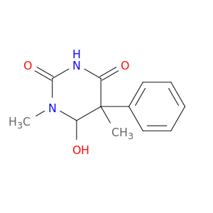 2,4(1H,3H)-Pyrimidinedione, dihydro-6-hydroxy-1,5-dimethyl-5-phenyl-