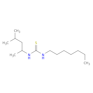 Thiourea, N-(1,3-dimethylbutyl)-N'-heptyl-