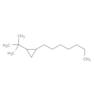 Cyclopropane, 1-(1,1-dimethylethyl)-2-heptyl-