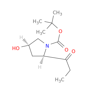 (2R,4R)-叔-丁基 4-羟基-2-丙酰吡咯烷-1-甲酸基酯