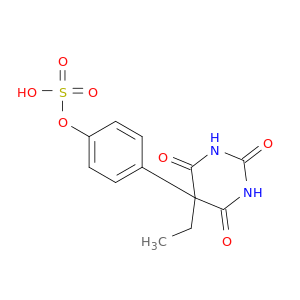 2,4,6(1H,3H,5H)-Pyrimidinetrione, 5-ethyl-5-[4-(sulfooxy)phenyl]-