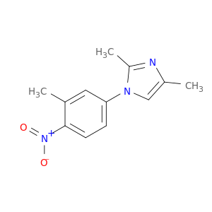 1H-Imidazole, 2,4-dimethyl-1-(3-methyl-4-nitrophenyl)-