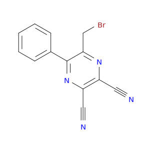 2,3-Pyrazinedicarbonitrile, 5-(bromomethyl)-6-phenyl-