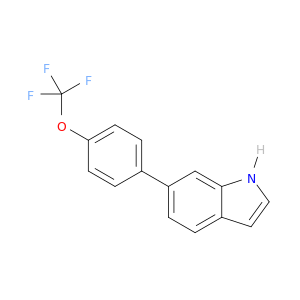 1H-Indole, 6-[4-(trifluoromethoxy)phenyl]-