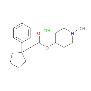 1-methyl-4-piperidinyl 1-phenylcyclopentanecarboxylate hydrochloride