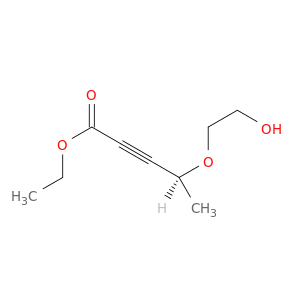 2-Pentynoic acid, 4-(2-hydroxyethoxy)-, ethyl ester, (4S)-