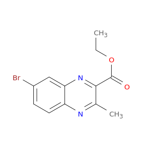 2-Quinoxalinecarboxylic acid, 7-bromo-3-methyl-, ethyl ester
