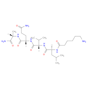 L-Alaninamide, N-(6-amino-1-oxohexyl)-L-leucyl-L-valyl-L-glutaminyl-