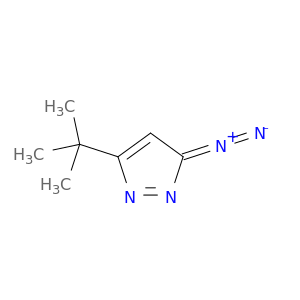 3H-Pyrazole, 3-diazo-5-(1,1-dimethylethyl)-