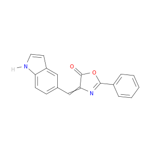 5(4H)-Oxazolone, 4-(1H-indol-5-ylmethylene)-2-phenyl-